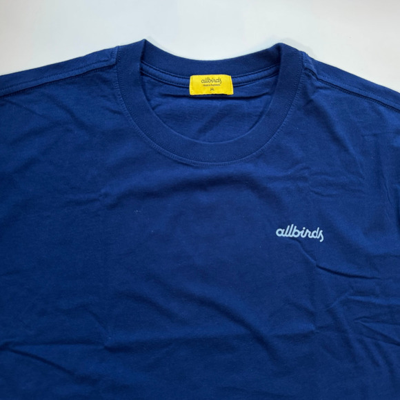 Allbirds “All Good Cotton” Logo Tee – Navy Blue – Size M – NWT - Picture 2 of 5
